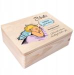 Creative Deco Keresztelő ajándékdoboz gravírozás ajándék keresztelő ajándék 40x30 (JANCDSD140BCUSTOMBAPTISMANGELFBM)