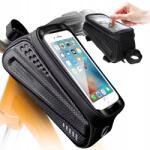 Lewer Vízálló Kerékpáros Táska Tartó Tok Telefon Tok Tasak (Sakwa na rower wodoodporna torba rowerowa PRO)