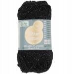 Alison & Mae Fonal Pamut Fonal, Fekete Színű, Csillámos, 25g 57, 5m Alison (2578029)