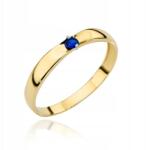 Lovrin Arany gyűrű zafírral 585 14k 1.3g 12-es méret elegáns design (58716709)