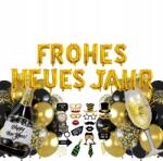  XXL Szilveszteri Lufi Szett 72 db-os Arany Dekoráció