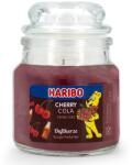 HARIBO Illatos gyertya üvegben, cseresznyés Cola illattal, ajándék ötlet Haribo 85 g (4260725363514)