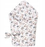 Jukki Babarózsaszín 80x80 cm-es pamut pólya takaró (5904506815043)