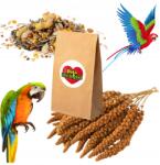  Karma Nagy Papagájoknak 5kg Vörös Senegáli Köles 1KG