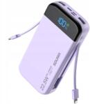 SOUNIX Powerbank 30000 mAh 22, 5W Qc Pd 2x Usb Usb-c Beépített Usb-c Kábellel (P88)