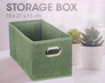 Home Accents Textil Tároló Doboz Kosár Szekrény Gardrób Tágas Absolut Chic 30 cm (3013286zieleń j)