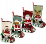 Allbag Karácsonyi Zokni Kandallóra Szett Nagy Karácsonyi Zokni Ajándékoknak (SKARPETY001)