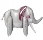  Óriási álló Elefánt fólia lufi XL 75 x 100 cm születésnapi partikra