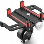 Lewer Kerékpáros Telefontartó Kormányra, Állítható, Alumínium, Erős, 360° (MOCNY UCHWYT MOTOCYKLOWY ALUMINIOWY SOLIDNY)