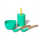 Avanchy La Petite Szilikon Gyerek Ebéd Szett Zöld (LPECG-CUP)