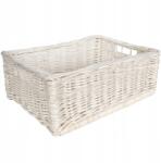 Creative Home Fehér színű, vesszőből készült tárolókosár polcra, tárolódoboz, 40x30 cm (X0021I6MYZ)