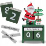 Allbag Adventi Naptár Fából Visszaszámlálás Karácsonyi Ünnepi Dekoráció (KALENDARZ023)