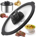 Berretti Üveg Fedő, Szagszigetelő, Légmentes Berretti Comodo Nagy, 28CM Sláger (BR-8853)