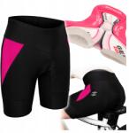 Ercole Női Kerékpáros Rövidnadrág Mtb M L Gél Betétes (Spodenki kolarskie na rower czarne R142RML)