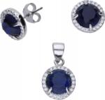 Lovrin Ezüst 925 ékszerszett, elegáns karika fülbevaló és medál, ajándék (Lovrin)