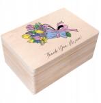 Creative Deco Fa ajándékdoboz anyának születésnapra, esküvőre, évfordulóra, gravírozott, 30x20x14 (JANCDSD130BCUSTOMNAMEDAYBOXFBM)
