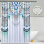  Vicyak Fehér Vízálló Szövet Zuhanyfüggöny 183x183 cm (B0BKG9Y1JH)