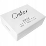 Creative Deco Gravírozott doboz, emlék a születésre, ajándék keresztelőre, első születésnapra, születésnapra, 40x30 (JANCDSD140CUSTOMDOTSIMPLEFBM-W)