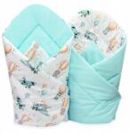 Ankras Bébi Tölcsér Pamut Kétoldalas Mintás! (LIS W SAMOLOCIE Rożek 80/80 DWUSTO (B TURKUS))