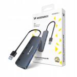 Wozinsky Usb Hub 4 Port 3.0 Laptop Számítógéphez Egyedi (5907769366451)