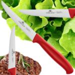 Gerlach Éles Steakkés Vágókés Gerlach Smart Color Piros 10 CM Minőségi (Nk930)