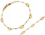 Lovrin Finom arany színű lánc karkötő golyókkal 1.72g 585 arany ajándék (43801379)
