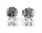 Lovrin Divatos, 925-ös ezüst fülbevaló cirkónia kővel, stekkeres, 1, 23g, elegáns ajándék