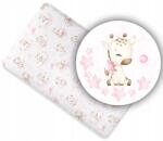 Ankras Pamut Lepedő Pótágyhoz 90x50 Mintás! (PRZEŚCIERADŁO BAW. 90/50 ŻYRAFKI RÓŻOWE)