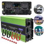 Qoltec Feszültség átalakító Qoltec 3000W 12V/230V Ups tiszta szinusz LCD töltés