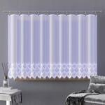 Wisan Gyönyörű finom jacquard függöny fehér Alisma A145 145 cm méter (AW149B0B145)