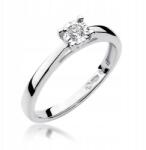 Fugart Arany Gyűrű 585 Eljegyzési Gyémánt Gyűrű 0.08ct Ingyenes Gravírozás r12 (F007-B585-LD0.08)