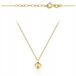 Lovrin Arany 585 nyaklánc, "Celeb" stílusú, négylevelű lóhere medállal, 0, 92g, szuper könnyű (59714785)