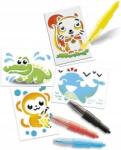 Lansay 4 Darabos Fújható Filctoll Készlet Állatmintákkal Művészi Projektekhez (23491)