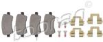 TOPRAN set placute frana, frana disc TOPRAN EHVP 304 763 (304 763)