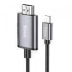 hoco. Cablu Audio si Video Lightning - HDMI HOCO UA27, 2m, Gri - evomag