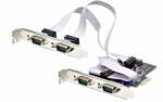 StarTech - 4 portos soros PCIe kártya - PS74ADF-SERIAL-CARD (PS74ADF-SERIAL-CARD)