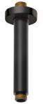 Kludi A-Qa - Braț de duș cu fixare în tavan, 15 cm, negru mat 6651539-00 (6651539-00)