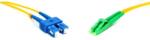  Fiber Optic LC Fiber Optic SC Conector Galben 2m LCU-SCU-SM-2M-D (LCU-SCU-SM-2M-D)