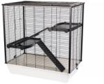 INTERZOO Frodo + Plastic Cusca 2 etaje rozatoare 78 cm gri deschis