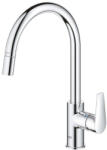 GROHE BauEdge mosogató csaptelep, kihúzható zuhanyfej (30536000) (30536000)