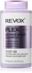 Revox PLEX Blonde Boost Shampoo. Step 4B șampon pentru neutralizarea tonurilor de galben pentru par blond 260 ml