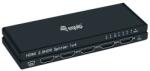EQUIP HDMI Video-Splitter - 332717 (4 port, HDMI2.0, 3D, 4K/60Hz, HDR/HDCP Ready, fekete) (332717) - bestbyte