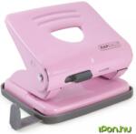 Rapesco 825 Lyukasztó kétlyukú 25 lap fém rózsaszín (1358)