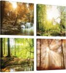DEGRETS Vászonkép szett DEGRETS 78603, 50 x 50 cm, 4 részes (4x25x25 cm) (78603)