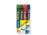 Pilot 4 db színes marker készlet Permanent Pilot 100 kör alakú hegy (PSCA-100-SET4)