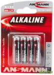 ANSMANN Alkaline mikro cerzua elem (AAA) 4db (5015553)