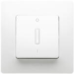 Legrand Niloé kétpólusú kapcsoló fényjelzős, körömmel, fehér, LEG664518 (664518)