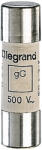 Legrand Lexic hengeres olvadóbiztosító 2A gG 14 x51 ütőszeg nélkül - 14302 (14302)