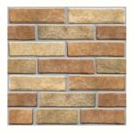 Flippy 3D Kőtéglautánzat Öntapadó Tapéta, Egyrészes, Konyha nappali falára, Könnyen tisztítható, Vízálló, Öntapadó, 30x30 cm, Barna (129752)