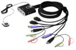 ATEN KVM kapcsoló ATEN CS692, 2 port, HDMI USB, Audio 2.1, 1, 8 m (CS692-AT)